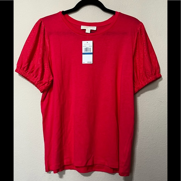 G Michael Kors Orange Shirt - Picture 1 of 4